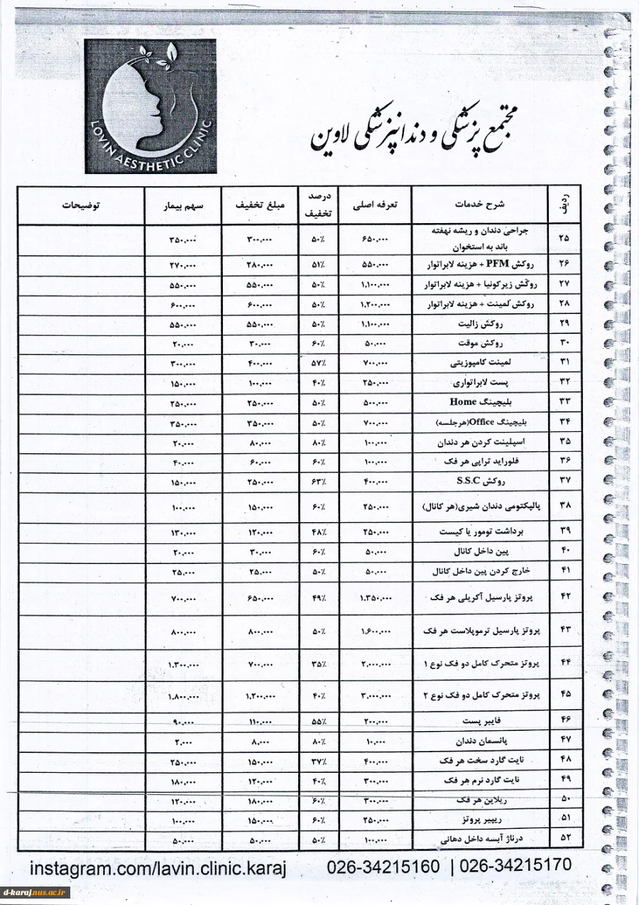 عقد تفاهم نامه پزشکی ودندانپزشکی لاوین وآموزشکده دختران کرج 4