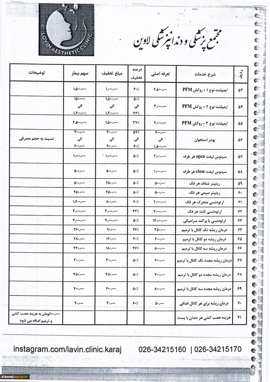 عقد تفاهم نامه پزشکی ودندانپزشکی لاوین وآموزشکده دختران کرج 5