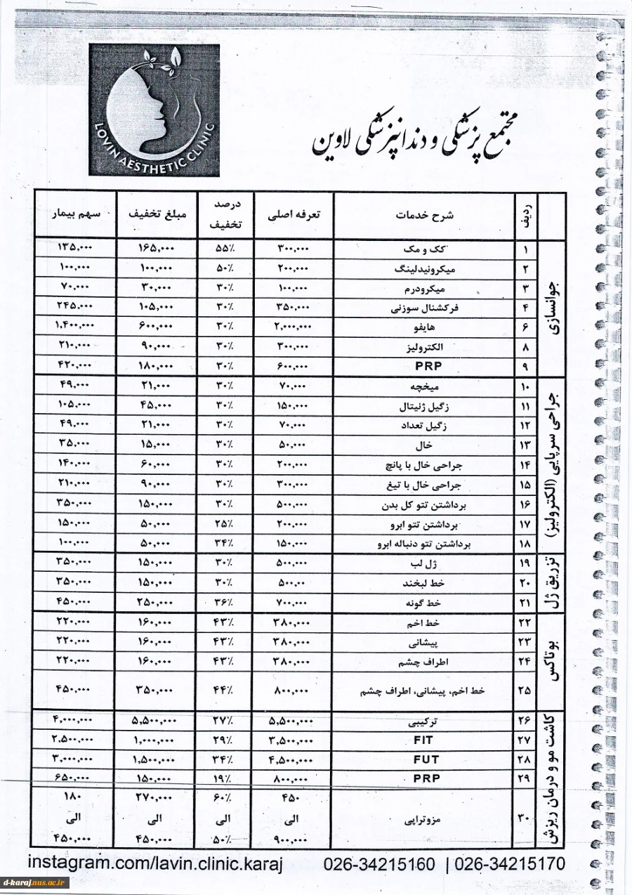 عقد تفاهم نامه پزشکی ودندانپزشکی لاوین وآموزشکده دختران کرج 8