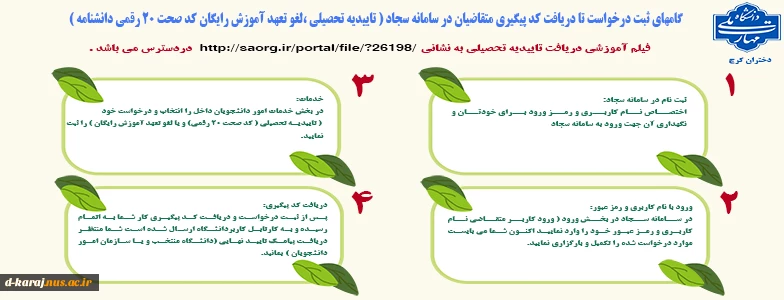 گامهای ثبت درخواست