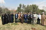 آئین درختکاری و کاشت نهال در محوطه دانشکده دختران دکتر شریعتی تهران 2