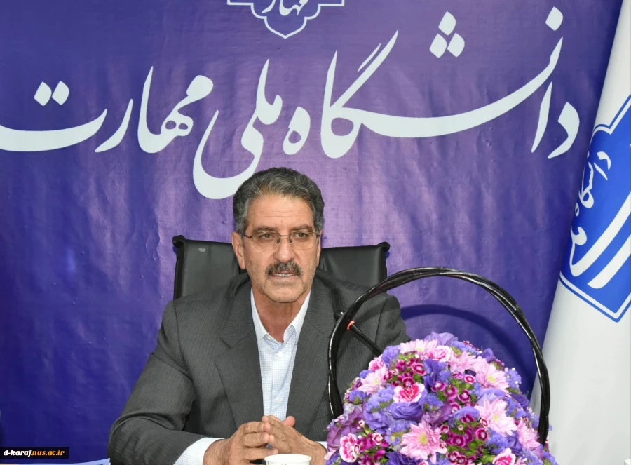 پیام تبریک رئیس دانشگاه ملی مهارت در آستانه فرارسیدن عید سعید فطر 2
