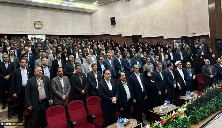 آغاز به کار اجلاس رؤسای دانشکده‌ها و آموزشکده‌های دانشگاه ملی مهارت سراسر کشور و آیین تجلیل از سرآمدان آموزشی دانشگاه با حضور مقامات دولتی و مسئولین دانشگاهی، در دانشکده شریعتی تهران 2