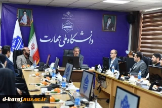 حضور دکتر زمانی در نشست هم‌اندیشی فرماندهان حوزه و پایگاه‌های مقاومت بسیج کارمندان دانشگاه ملی مهارت