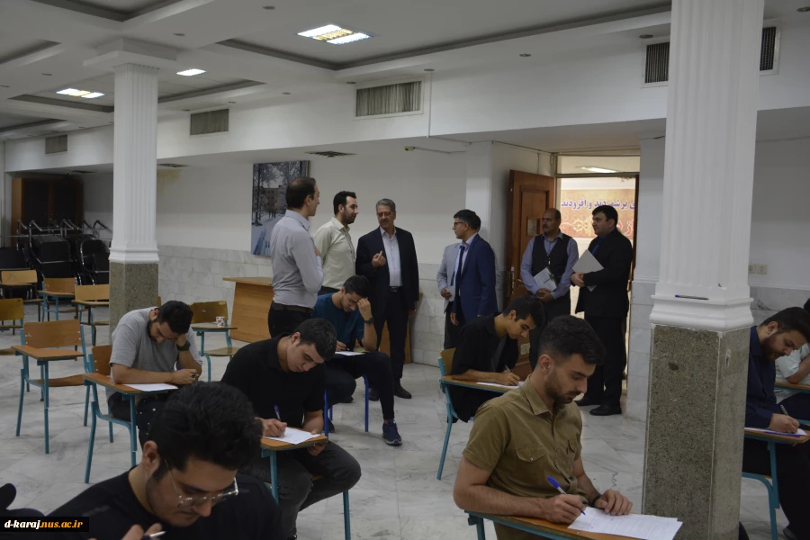 بازدید سرزده ریاست دانشگاه ملی مهارت از حوزه امتحانات پایان ترم دانشکده شهید منتظری مشهد 2