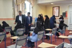 بازدید سرزده ریاست دانشگاه ملی مهارت از محل برگزاری امتحانات پایان ترم دانشجویان آموزشکده الزهرا(س) مشهد 2
