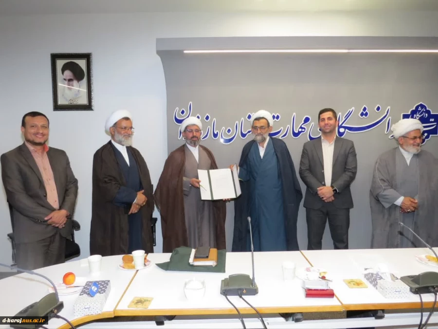 آیین معارفه سرپرست نهاد نمایندگی مقام معظم رهبری در دانشگاه ملی مهارت استان مازندران 2